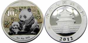 CHINA 2012 Peoples Republic, 1 oz. Silver ... 
