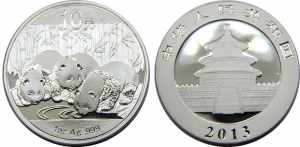 CHINA 2013 Peoples Republic, 1 oz. Silver ... 