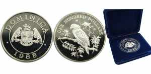 DOMINICAN REPUBLIC 1988 Tropical Birds - ... 
