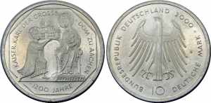 GERMANY 2000 G Federal Republic,1200th ... 