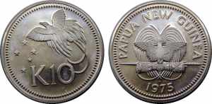 PAPUA NEW GUINEA 1975 Elizabeth II,Proof( ... 