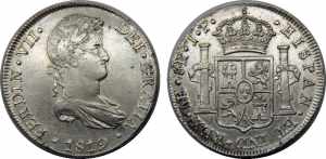 PERU 1819 ME JP Fernando VII,Spanish,Lima ... 
