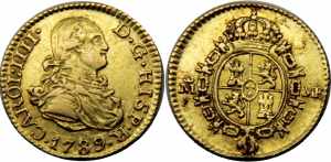 SPAIN 1789 M F Carlos IV,Kingdom,Madrid ... 