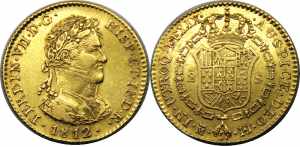 SPAIN 1812 M IJ Fernando VII,Kingdom,Madrid ... 