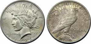 UNITED STATES 1926 D Peace Dollar,Denver ... 