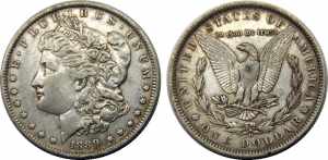 UNITED STATES 1889 O Morgan Dollar,New ... 