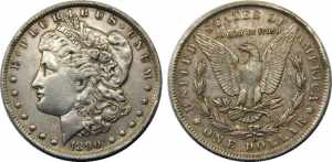 UNITED STATES 1890 O Morgan Dollar,New ... 