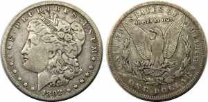 UNITED STATES 1892 O Morgan Dollar,New ... 