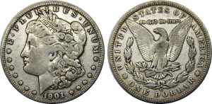 UNITED STATES 1901 O Morgan Dollar,New ... 