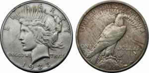 UNITED STATES 1935 S Peace Dollar,San ... 