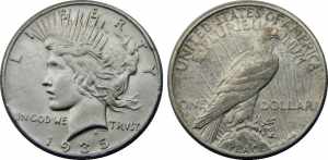 UNITED STATES 1935 S Peace Dollar,San ... 