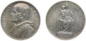 Vatican City City State 1932//XI 10 Lire - ... 