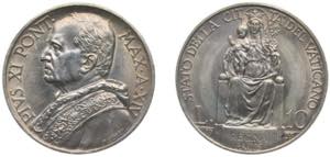 Vatican City City State 1935//XIV 10 Lire - ... 