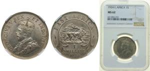 East Africa British colony 1924 1 Shilling - ... 