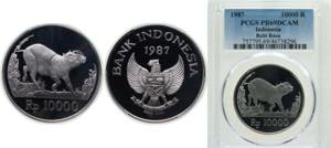 Indonesia Republic 1987 10 000 Rupiah ... 