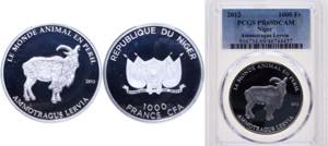 Niger Republic 2012 1000 Francs (Barbary ... 
