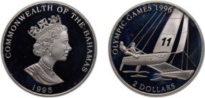 The Bahamas Commonwealth 1995 2 Dollars - ... 