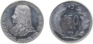 Turkey Republic 1979 150 Lira (FAO) Silver ... 