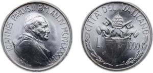Vatican City City State 1982 1000 Lire - ... 