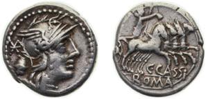 Rome Roman Republic (ancient) 126 BC AR ... 
