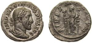 Rome Roman Empire AD 236 - 238 AR Denarius - ... 