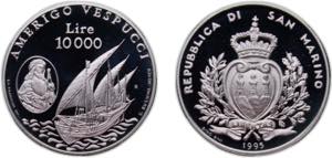 San Marino Republic 1995 R 10 000 Lire ... 