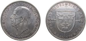 Sweden Kingdom 1935 G 5 Kronor - Gustaf V ... 