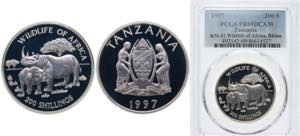 Tanzania Republic 1997 200 Shillings ... 