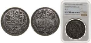 Egypt British Protectorate AH 1335 (1917) 20 ... 