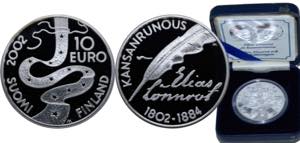 Finland Republic 2002 10 Euro (Elias ... 