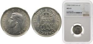 Great Britain United Kingdom 1946 6 Pence - ... 
