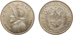Panama Republic 1966 1 Balboa Silver (.900) ... 