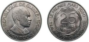 Guinea 1962 25 Francs Guinéens ... 