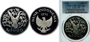 Indonesia Republic 1974 5000 Rupiah ... 