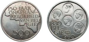 Belgium Kingdom 1980 500 Francs ... 