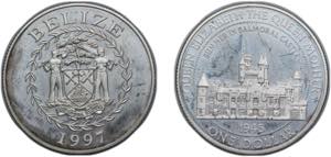 Belize Constitutional Monarchy 1997 1 Dollar ... 