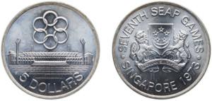Singapore Republic 1973 5 Dollars (SEAP ... 