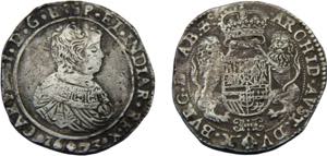 SPANISH NETHERLANDS Brabant Carlos II 1673 1 ... 