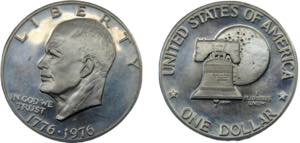 UNITED STATES 1976 1 DOLLAR Nickel  ... 