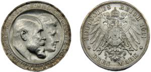 GERMAN EMPIRE Württemberg Wilhelm II 1911 F ... 