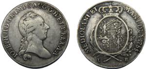 ITALIAN STATES Milan Joseph II 1785 LB 1 ... 