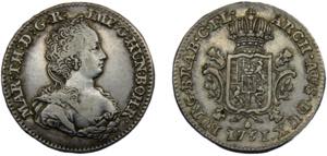 AUSTRIAN NETHERLANDS Maria Theresia 1751 ½ ... 
