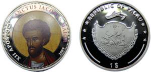 PALAU 2009 1 DOLLAR SILVER PLATED Republic, ... 