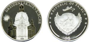 PALAU 2013  5 DOLLARS Silver Dresden ... 