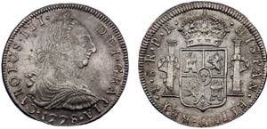 Bolivia Spanish colony Carlos III 8 Reales ... 