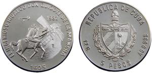 Cuba Second Republic 5 Pesos 1982 Havana ... 