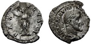 Roma Empire Maximinus I AR Denarius ... 
