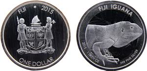 Fiji Republic 1 Dollar 2015 (Mintage 75000) ... 