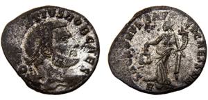 Roma Empire Constantius I AE Follis ... 
