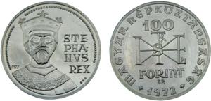 Hungary Peoples Republic 100 Forint 1972 ... 